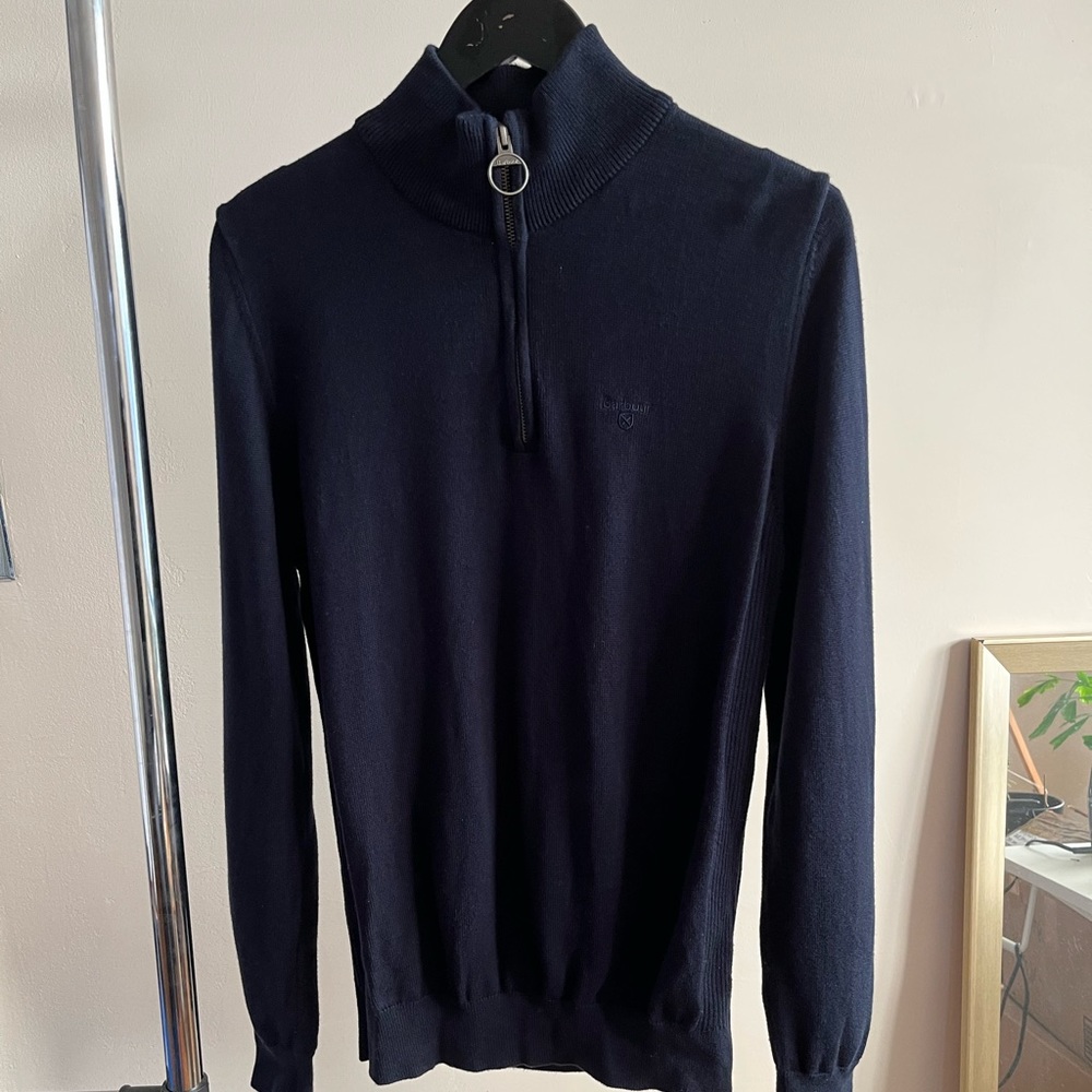 Barbour Quarter Zip Sweater